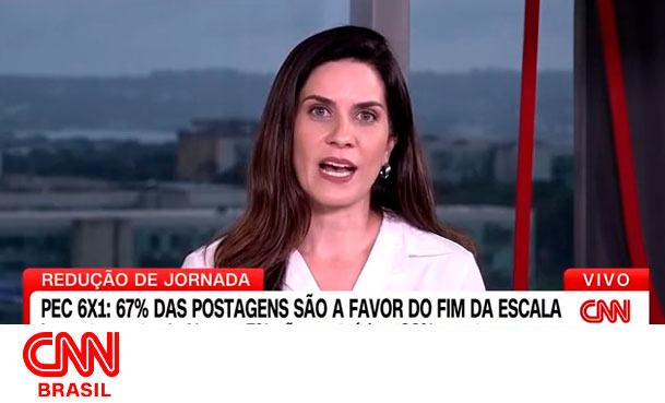 Nas redes, 2 em cada 3 manifestações são favoráveis à PEC do 6×1