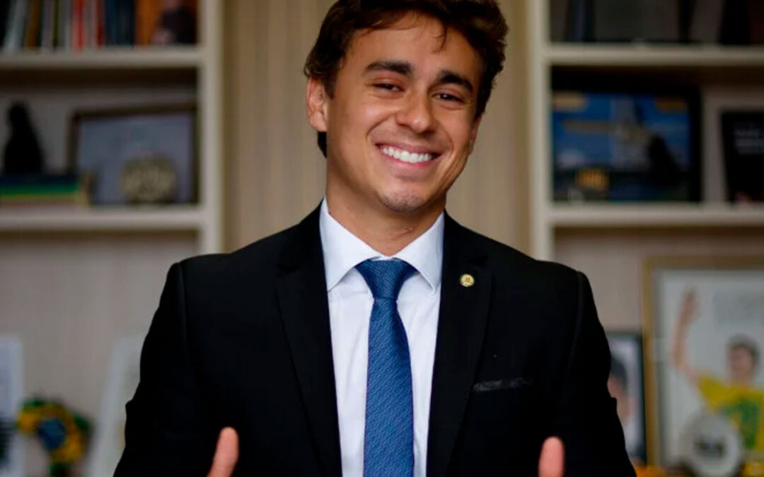 Nikolas Ferreira lidera ranking de relevância de deputados nas redes, aponta Nexus